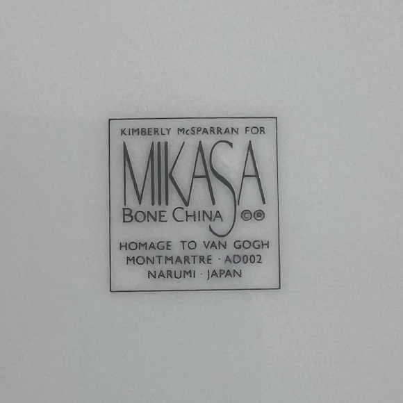 Mikasa Montmartre cups and saucers, bread and butter plates, and salad plates - Picture 7 of 17